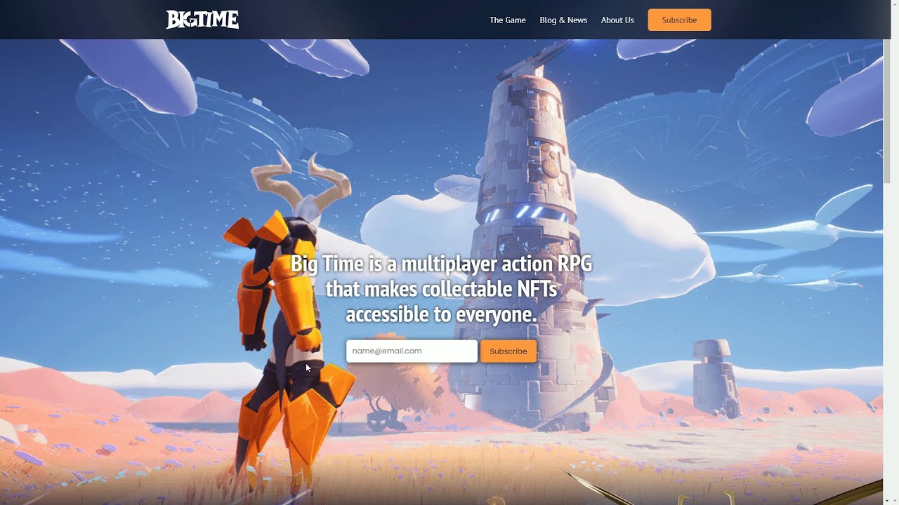 Big Time: MMORPG NFT Asset Ownership