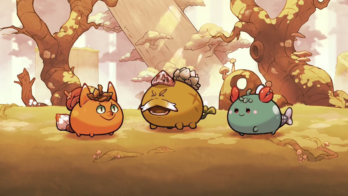 Axie Infinity Axie NFT creatures battle