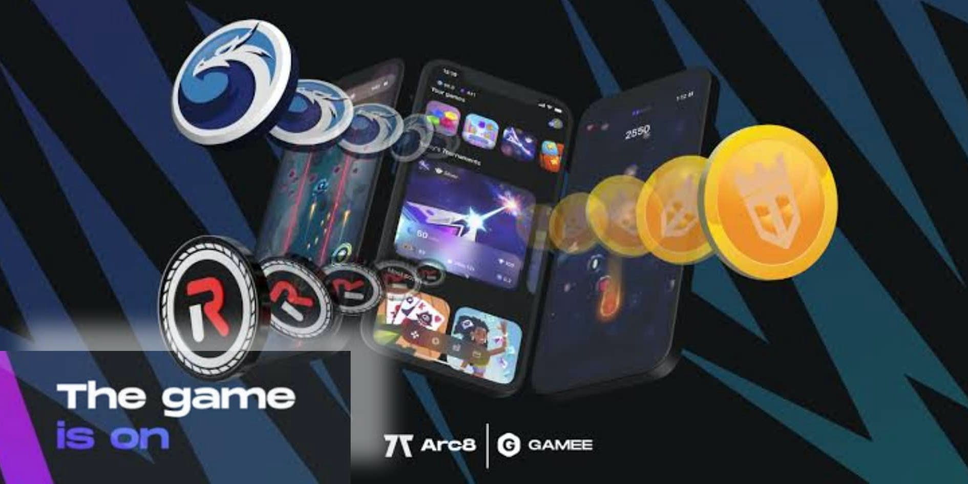 Arc8 by GAMEE Polygon mini-games GMEE tokens